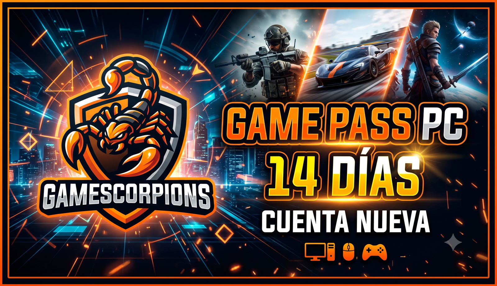 GAME PASS PC 14 DIAS - CUENTA NUEVA - ENTREGA MANUAL PEDIR CON SU PROVEEDOR
